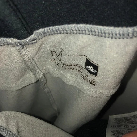 Adidas Sweatpants joggers Grey and black Size medium Adidas pants workout gym - Picture 4 of 6